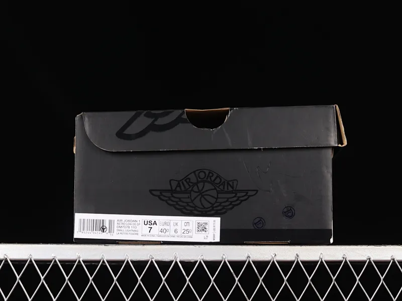 All categories Air Jordan Jordan series basketball shoes Air Jordan 1 Low Air Jordan 1 Low AJ1 Joe 1 black and blue Grimace DM7078-110